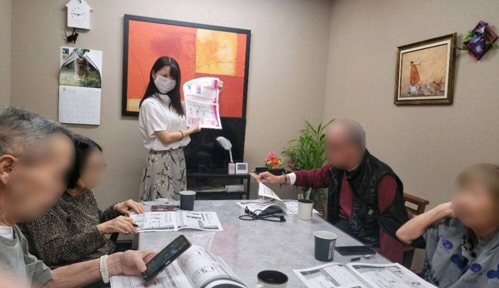 スマホ教室@有料老人ホーム